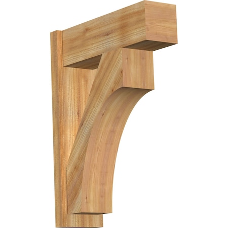 Ekena Millwork Westlake Block Rough Sawn Outlooker, Western Red Cedar, 8"W x 24"D x 32"H OUT08X24X32WTL05RWR